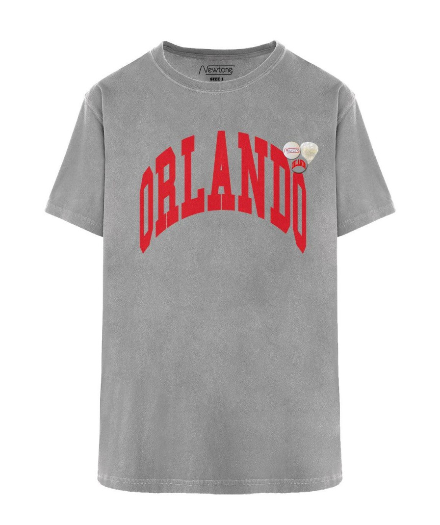 Archives Newtone | Tee Shirt Trucker Grey Orlando "City"