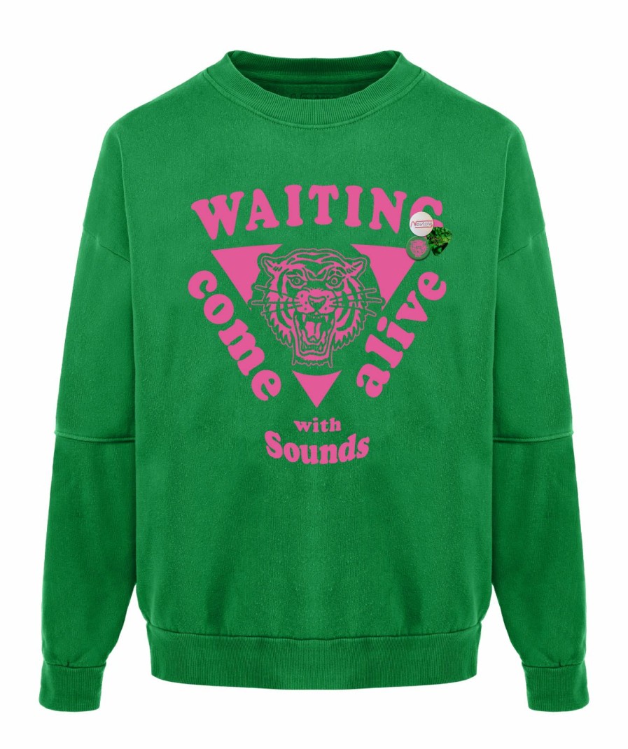 Archives Newtone | Sweatshirt Roller Grass "Waiting"