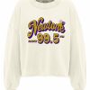 Archives Newtone | Sweatshirt Crop Porter Natural "Radio"