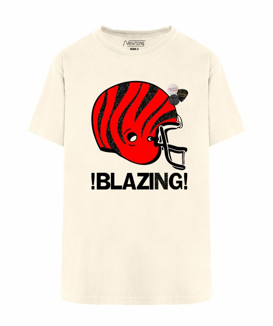 Archives Newtone | Tee Shirt Trucker Natural "Blazing"