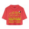 Archives Newtone | Tee Shirt Crop Crooper Blood "Heat"