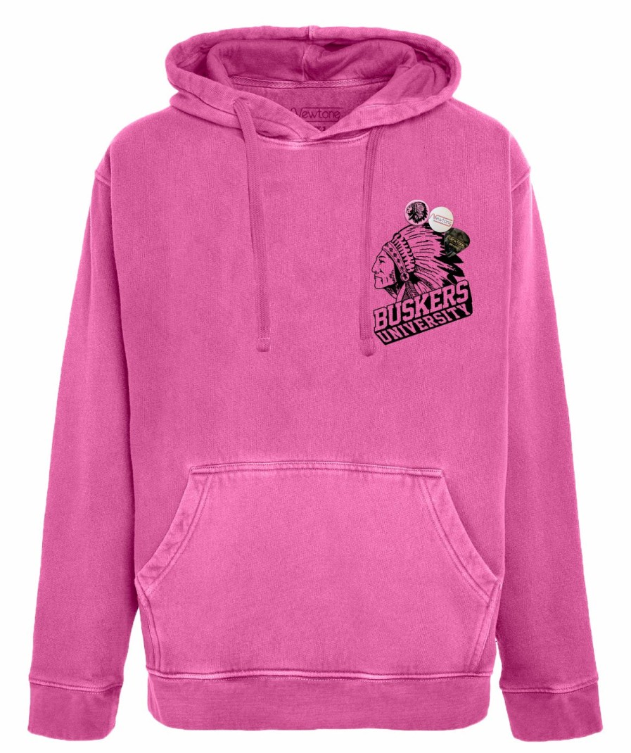 Archives Newtone | Hoodie Jagger Fuschia "Buskers"