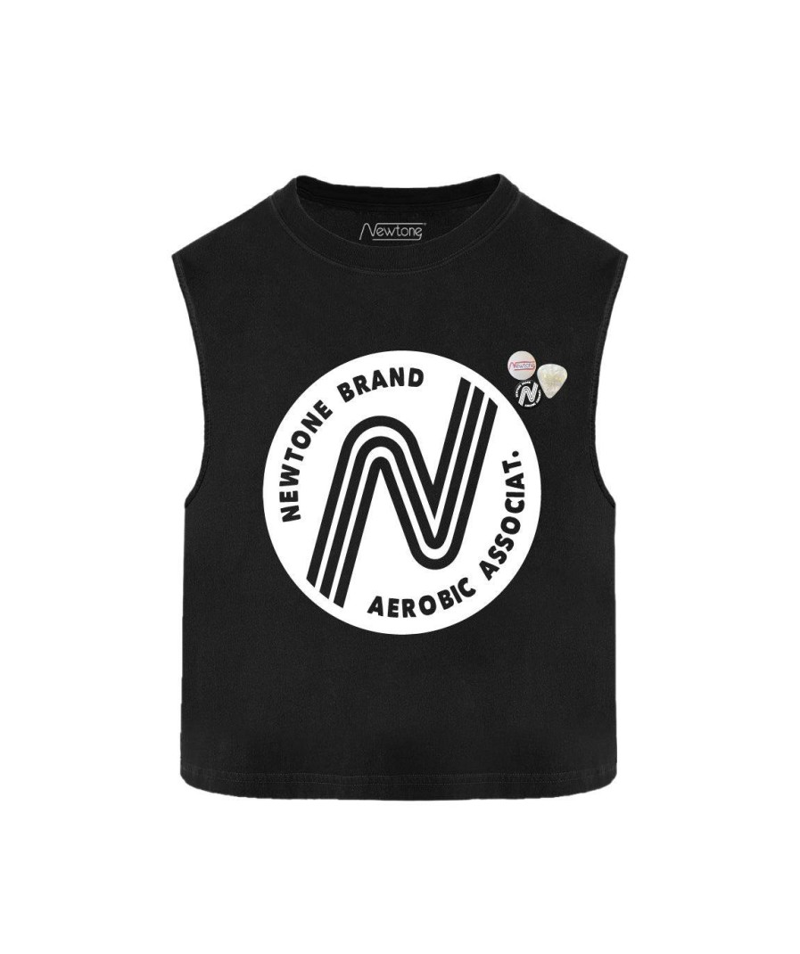 Archives Newtone | Tee Shirt Crop Dyer Night "Aerobic"