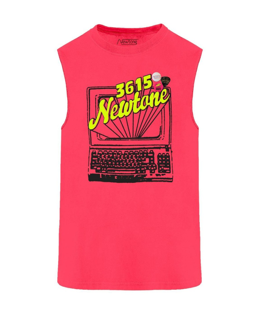 Archives Newtone | Tee Shirt Biker Neon Pink "3615"