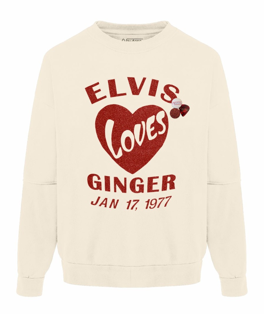 Archives Newtone | Sweatshirt Roller Natural "Elvis"