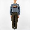 Archives Newtone | Sweatshirt Crop Porter Denim "Joy Fw23"