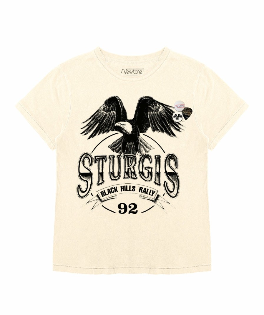 Archives Newtone | Tee Shirt Starlight Natural "Sturgis"