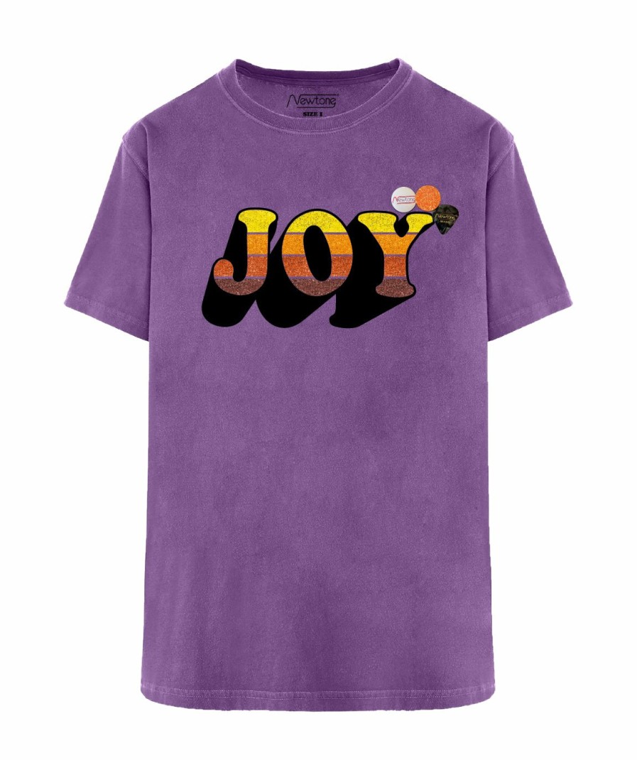 Archives Newtone | Tee Shirt Trucker Purple "Joy Fw23"