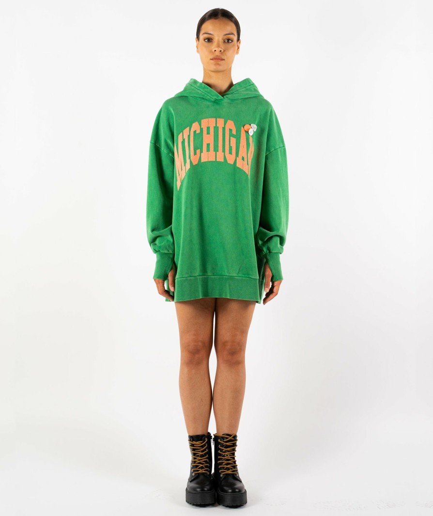 Archives Newtone | Dress Hoodie Foster Grass "State"