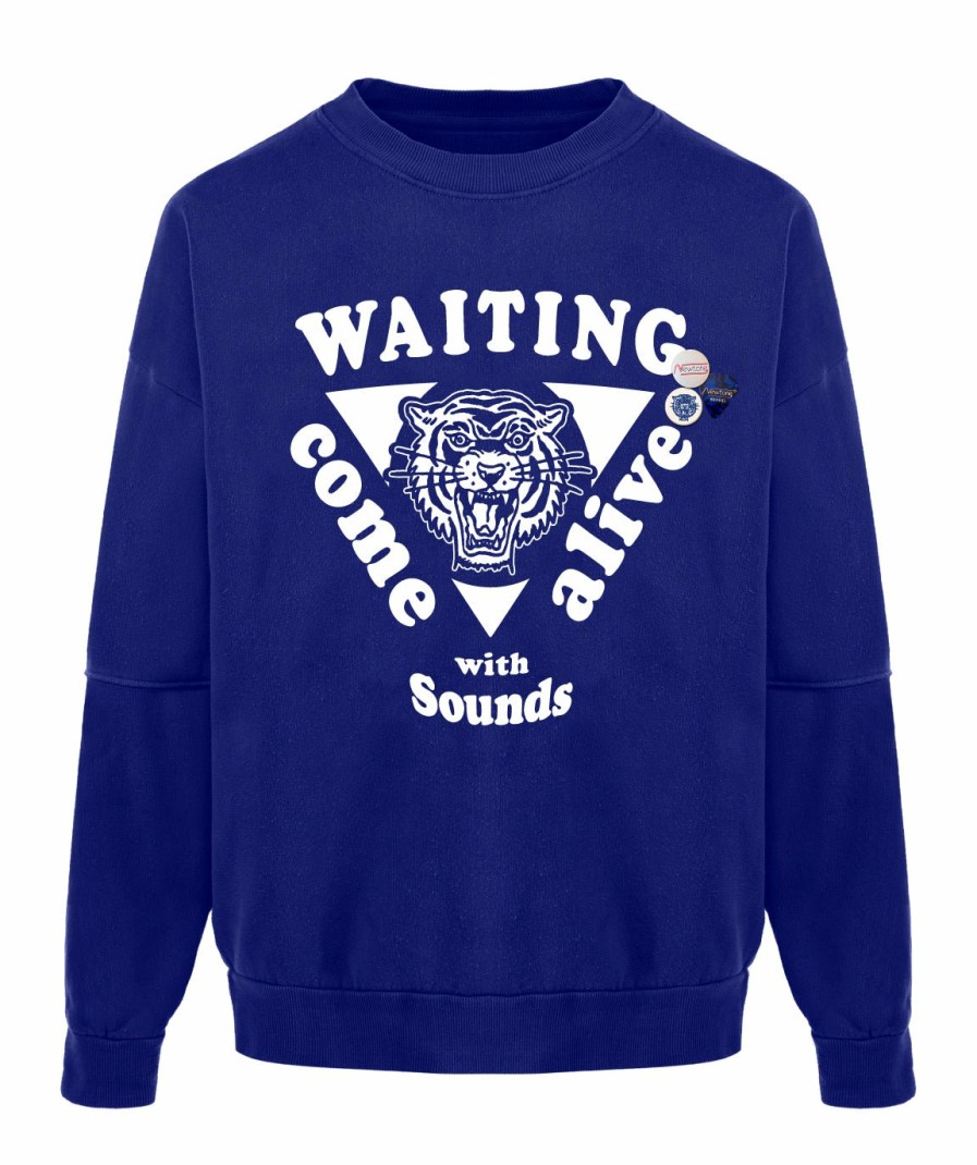 Archives Newtone | Sweatshirt Roller Royal "Waiting"