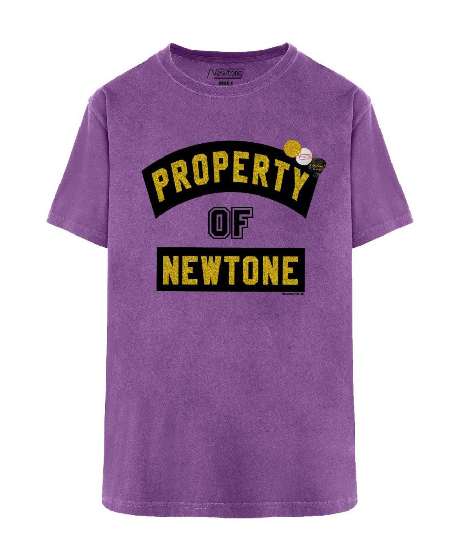 Archives Newtone | Tee Shirt Trucker Purple "Property"