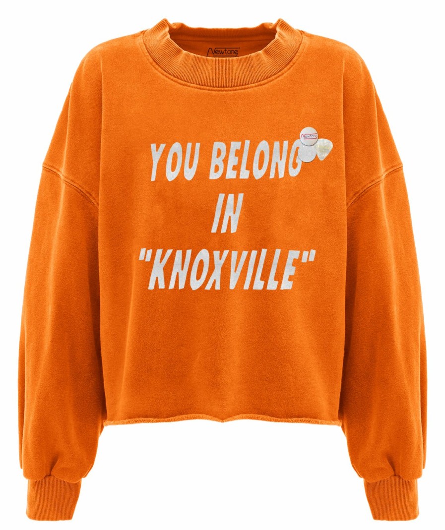 Archives Newtone | Sweatshirt Crop Porter Burn "Knoxville"