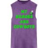 Archives Newtone | Tee Shirt Biker Purple "Heroes"