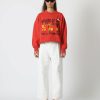 Archives Newtone | Sweatshirt Crop Porter Blood "Sunset"